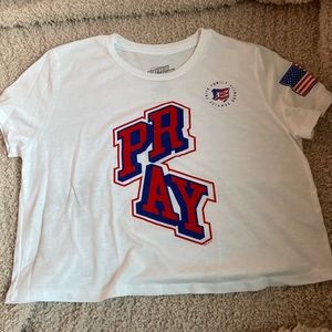 Mayhem PRAY Cropped T